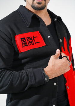 Blood Red Premium Varsity Jacket