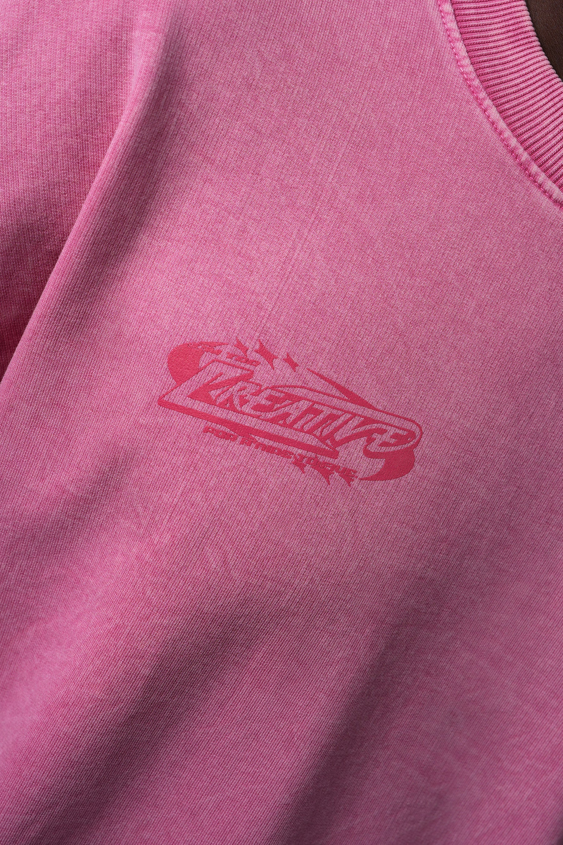 CREATIVE PINK ACID WASH - 250 GSM