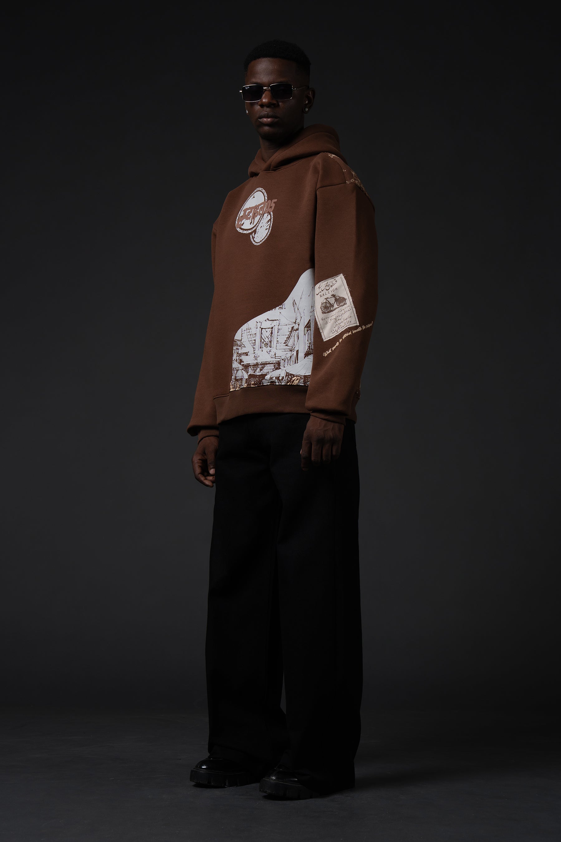 Rust & Sapphire Hoodie