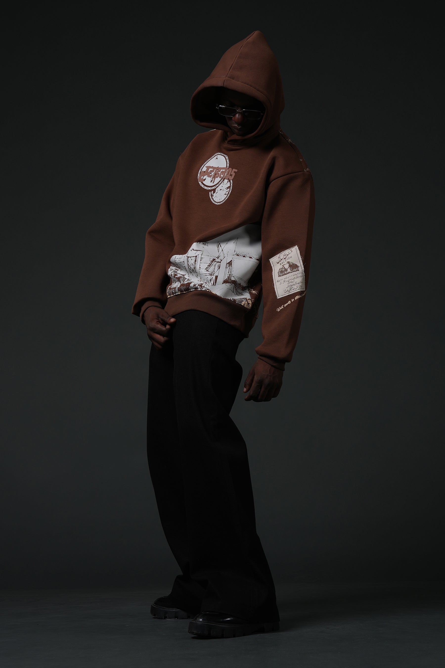 Rust & Sapphire Hoodie